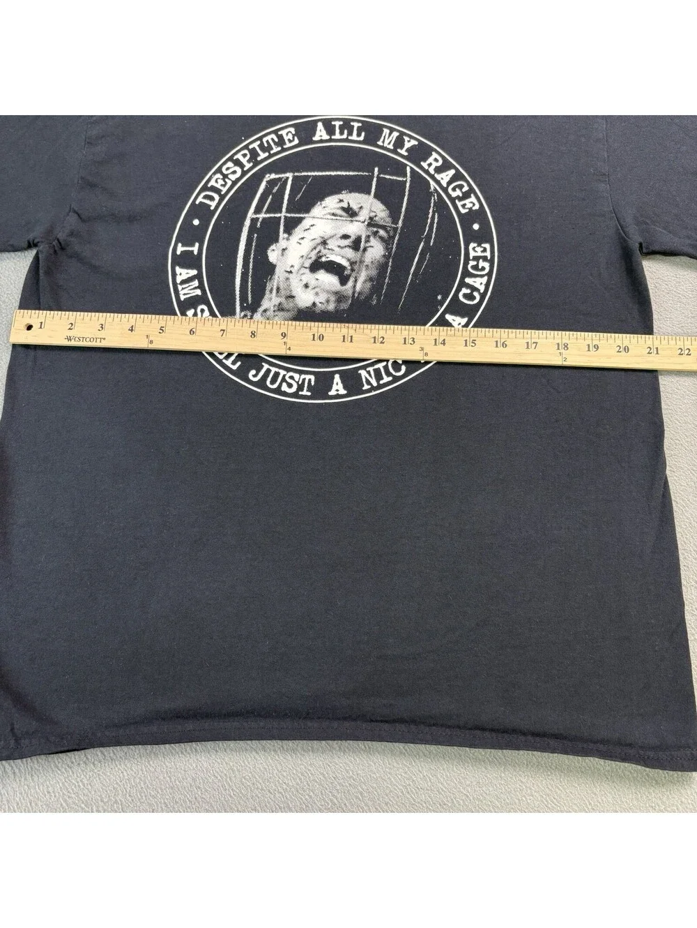 Despite All My Rage I Am Still Just A Nic In A Cage T Shirt Size Large